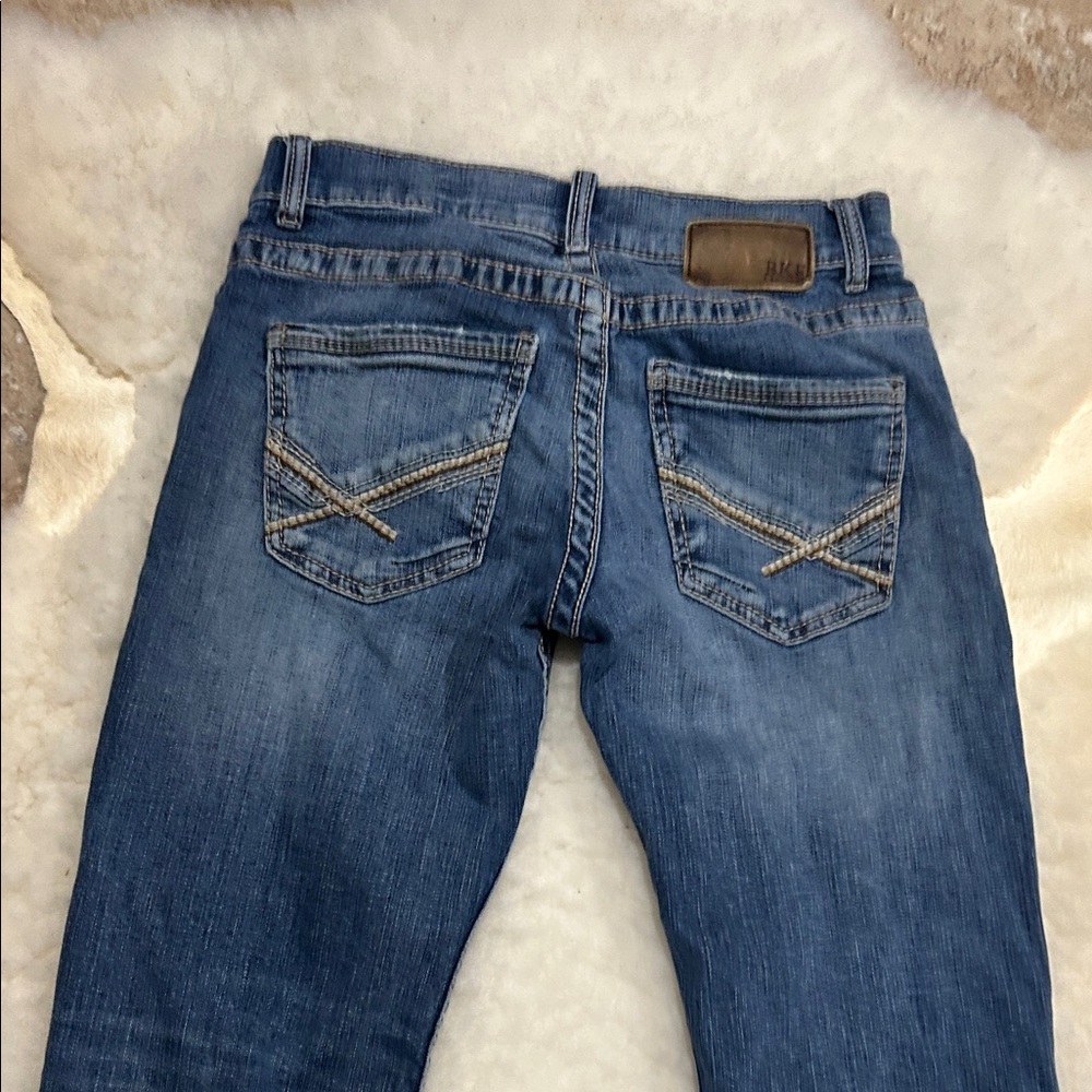 BKE Straight Fit Denim Jeans - Classic Blue